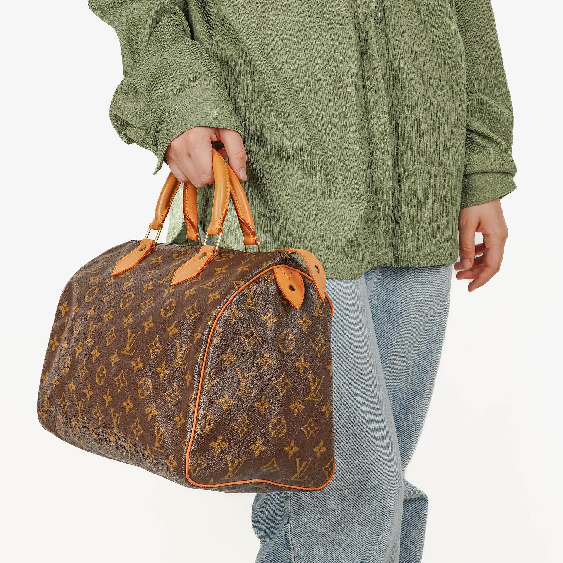 Louis Vuitton Speedy 30 Monogram Canvas Handbag