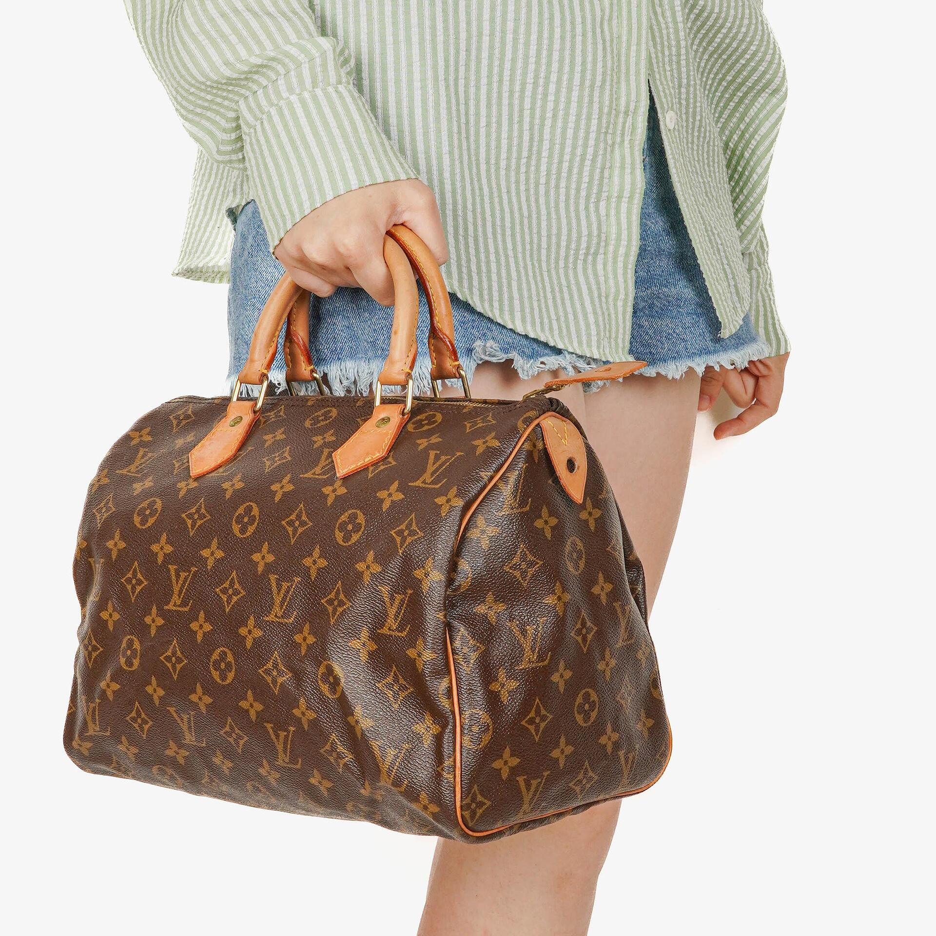 Louis Vuitton Speedy 30 Monogram Canvas Handbag