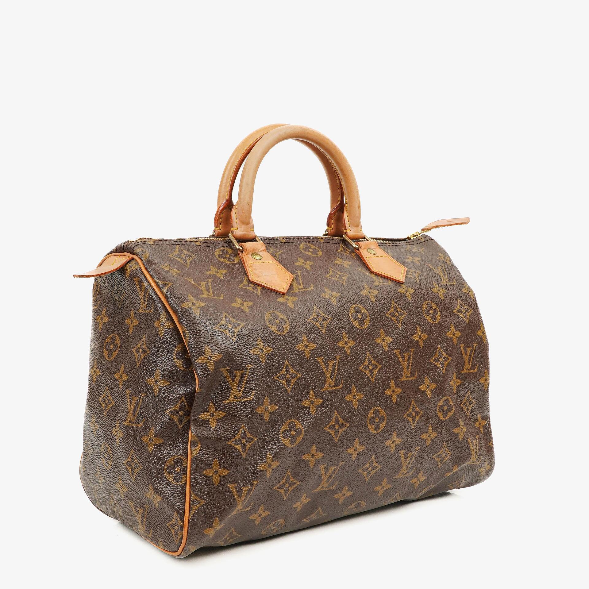 Louis Vuitton Speedy 30 Monogram Canvas Handbag