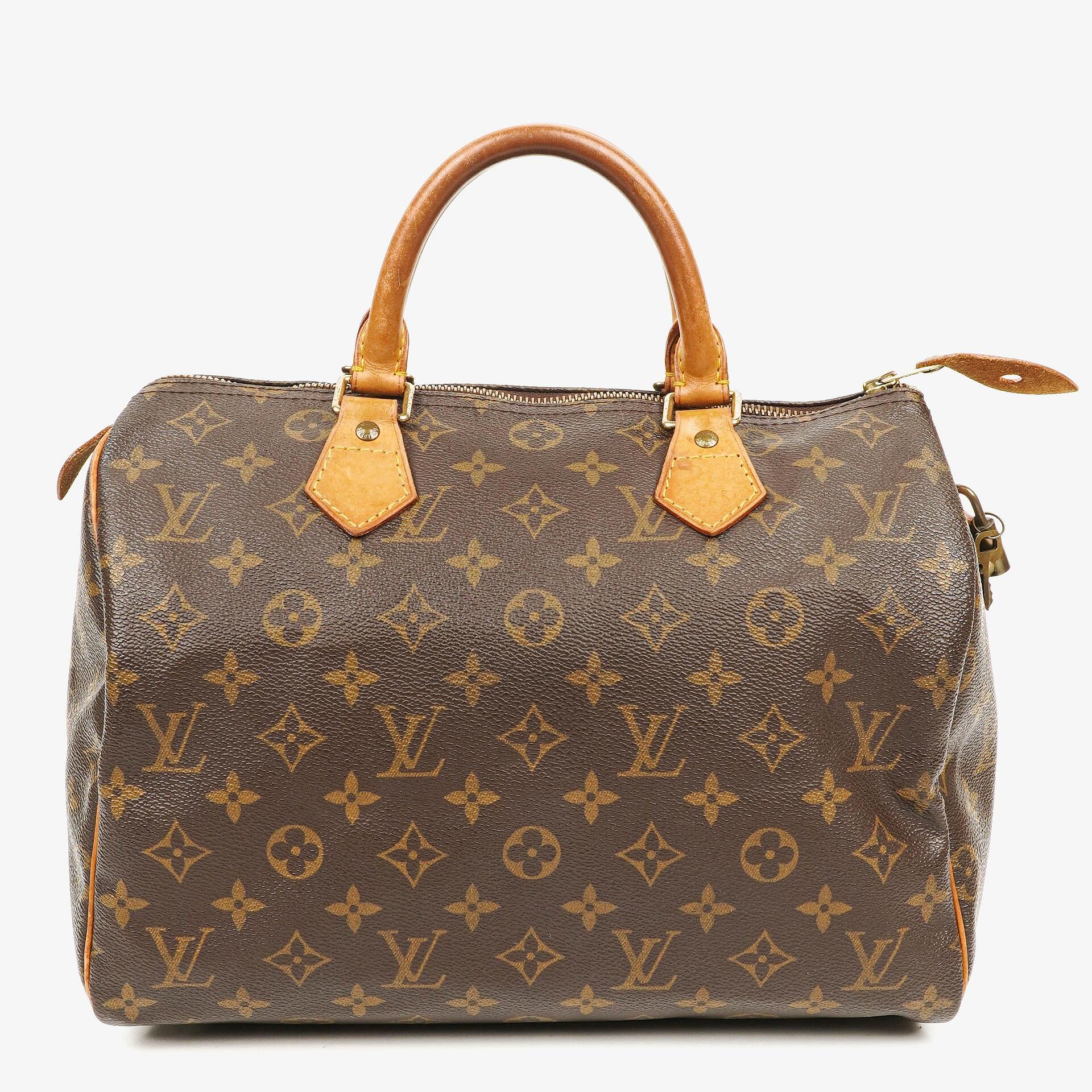 Louis Vuitton Speedy 30 Monogram Canvas Handbag