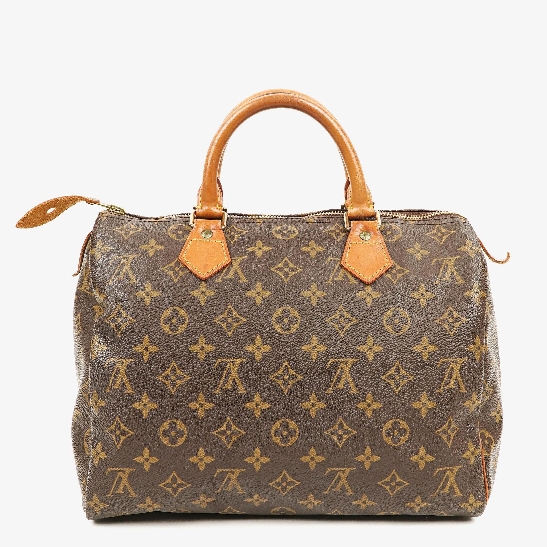 Louis Vuitton Speedy 30 Monogram Canvas Handbag