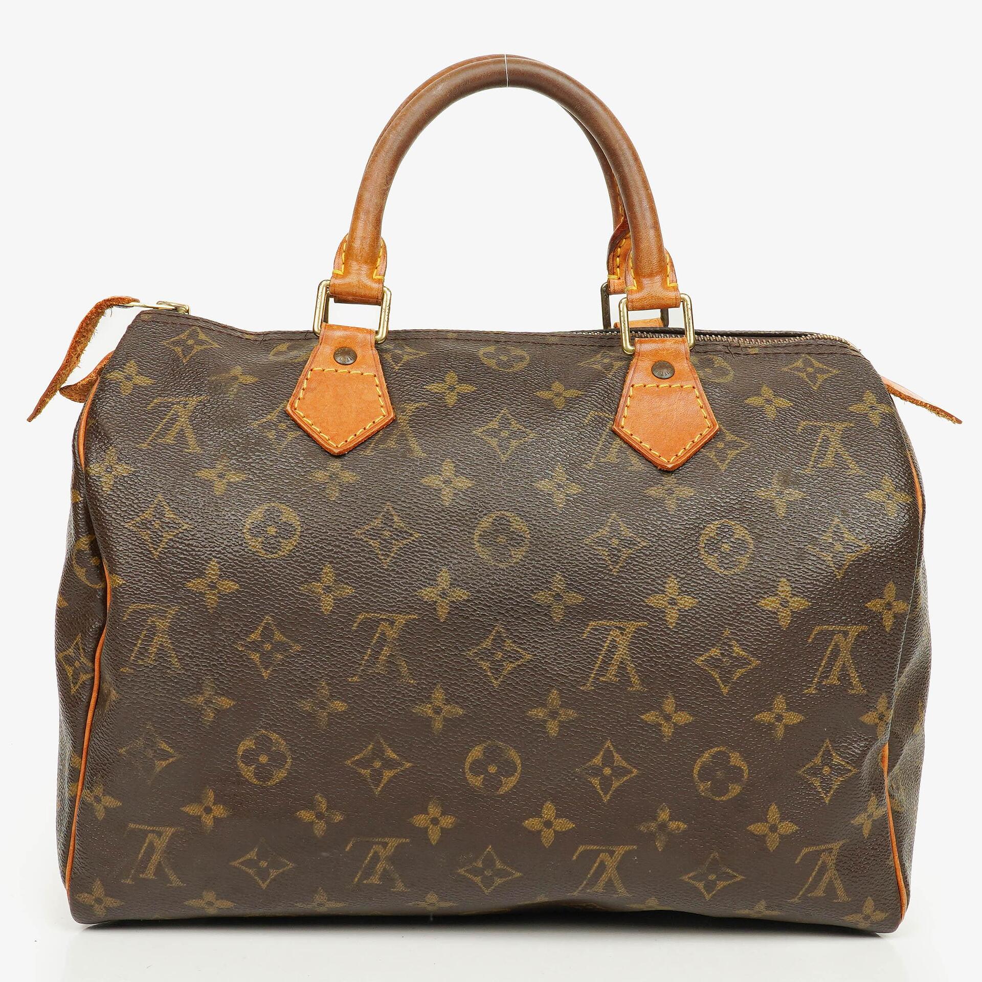 Louis Vuitton Speedy 30 Monogram Canvas Handbag