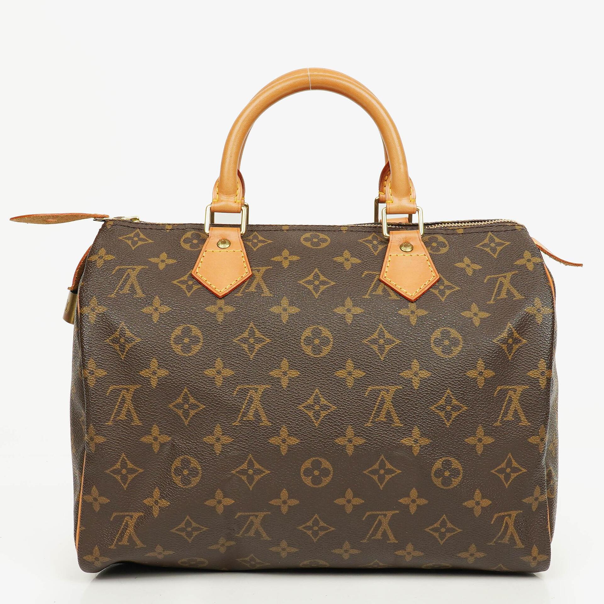 Louis Vuitton Speedy 30 Monogram Canvas Handbag