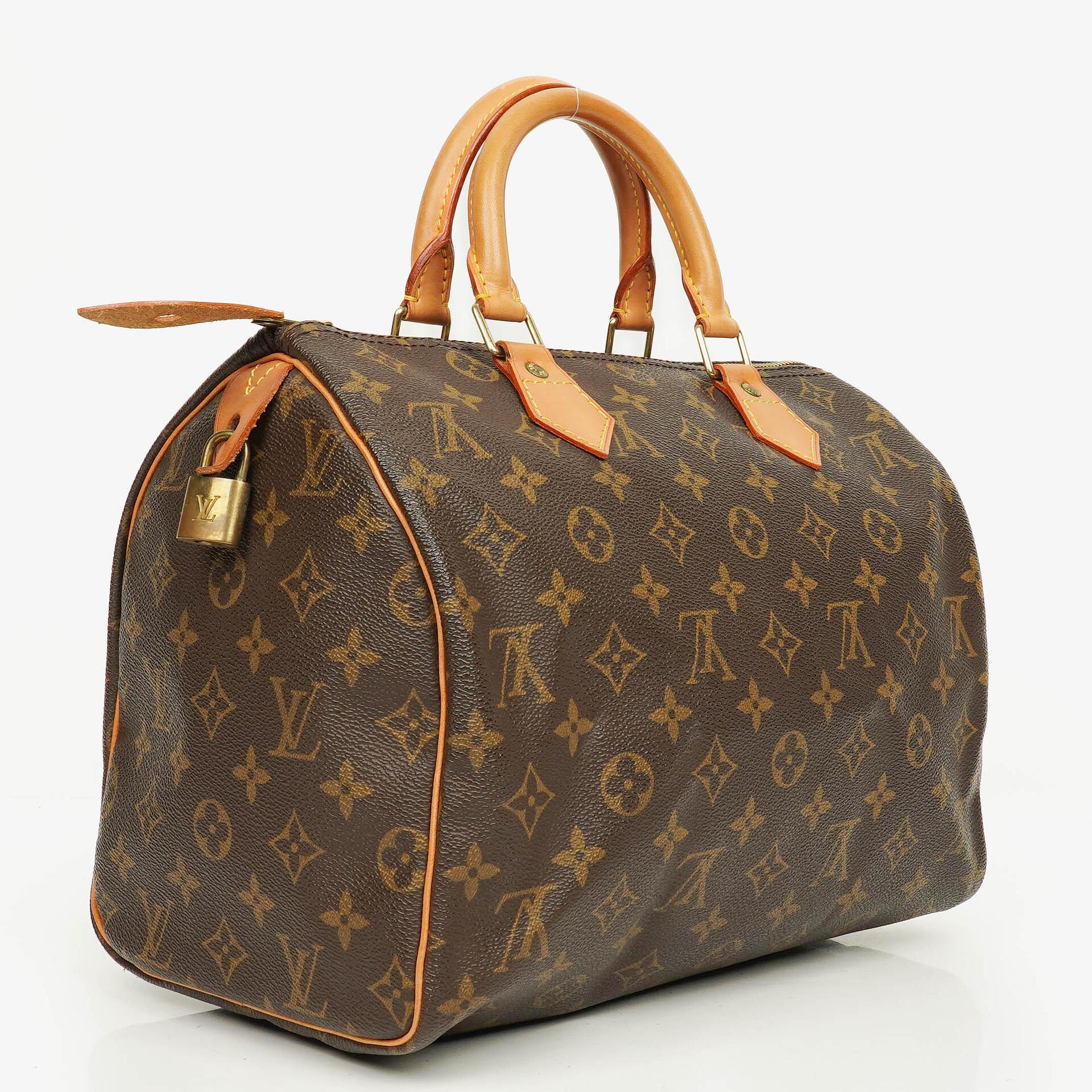 Louis Vuitton Speedy 30 Monogram Canvas Handbag