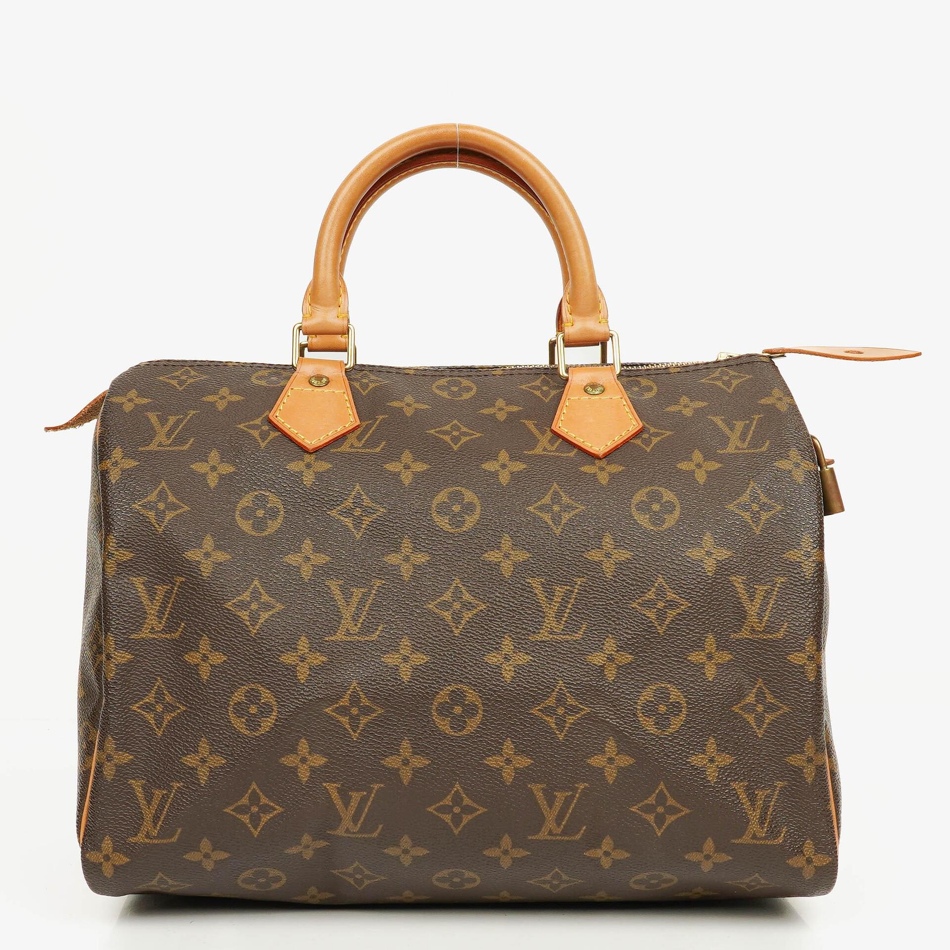 Louis Vuitton Speedy 30 Monogram Canvas Handbag