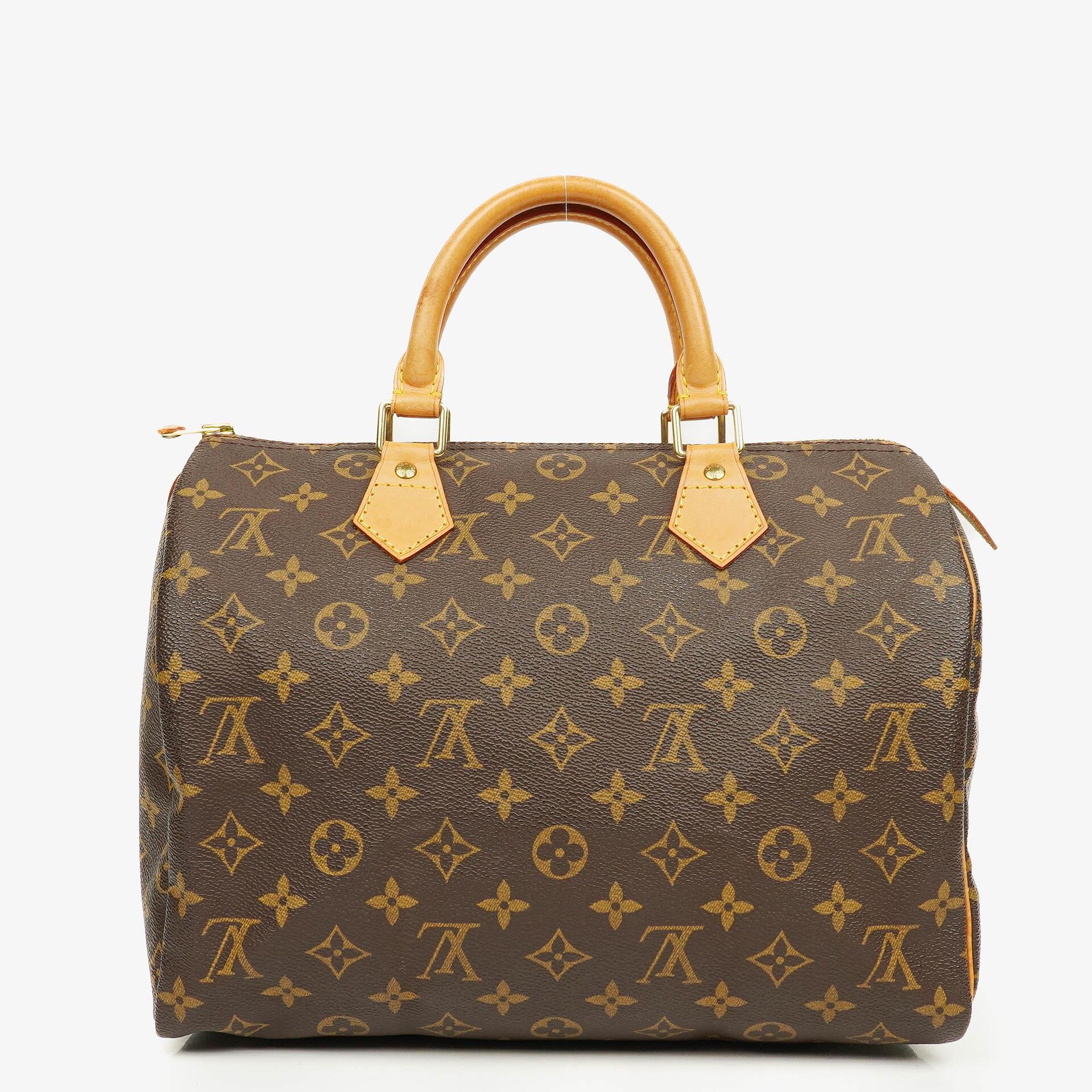 Louis Vuitton Speedy 30 Monogram Canvas Handbag