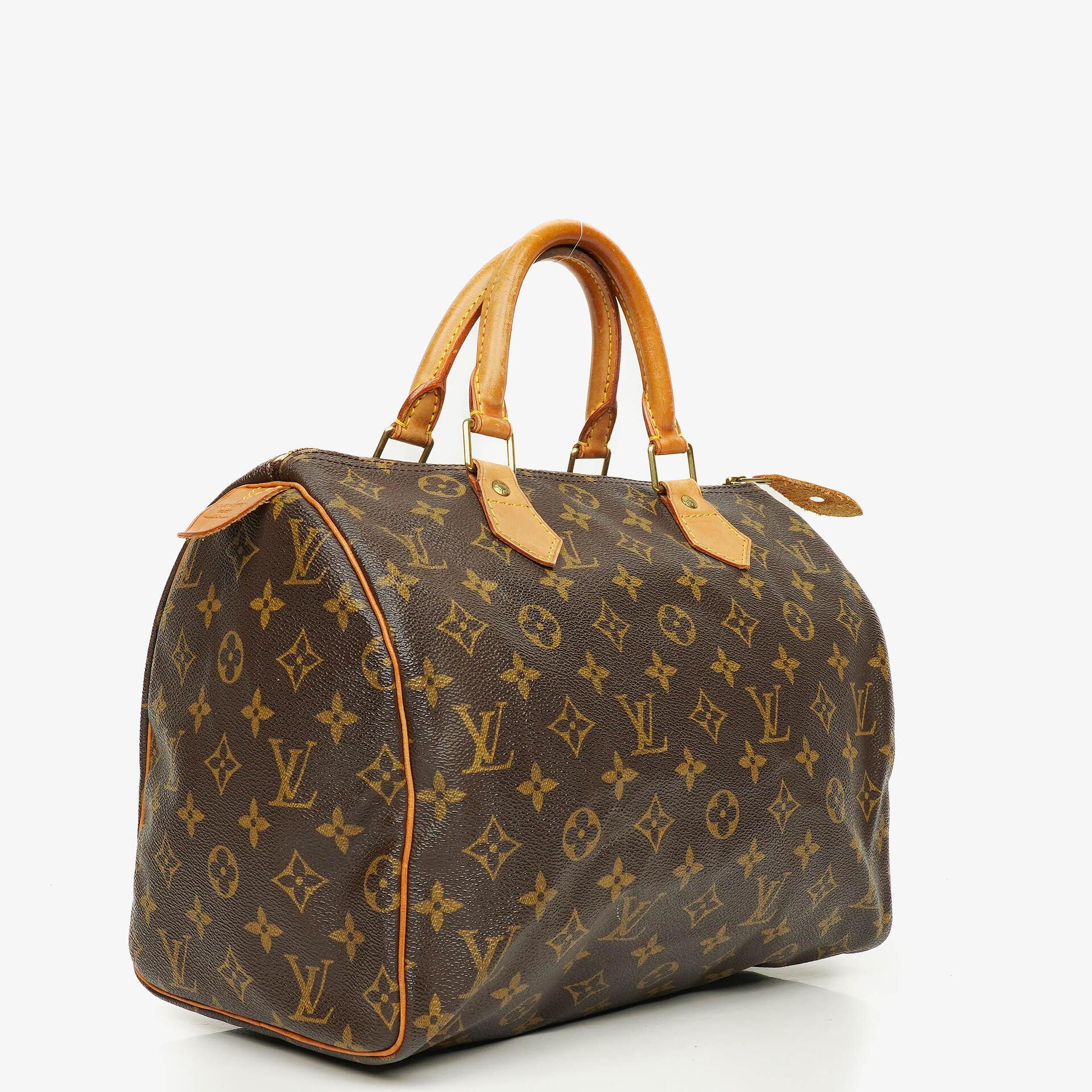Louis Vuitton Speedy 30 Monogram Canvas Handbag