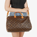 Louis Vuitton Speedy 35 Bandouliere Monogram Canvas Handbag