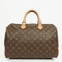 Louis Vuitton Speedy 35 Bandouliere Monogram Canvas Handbag
