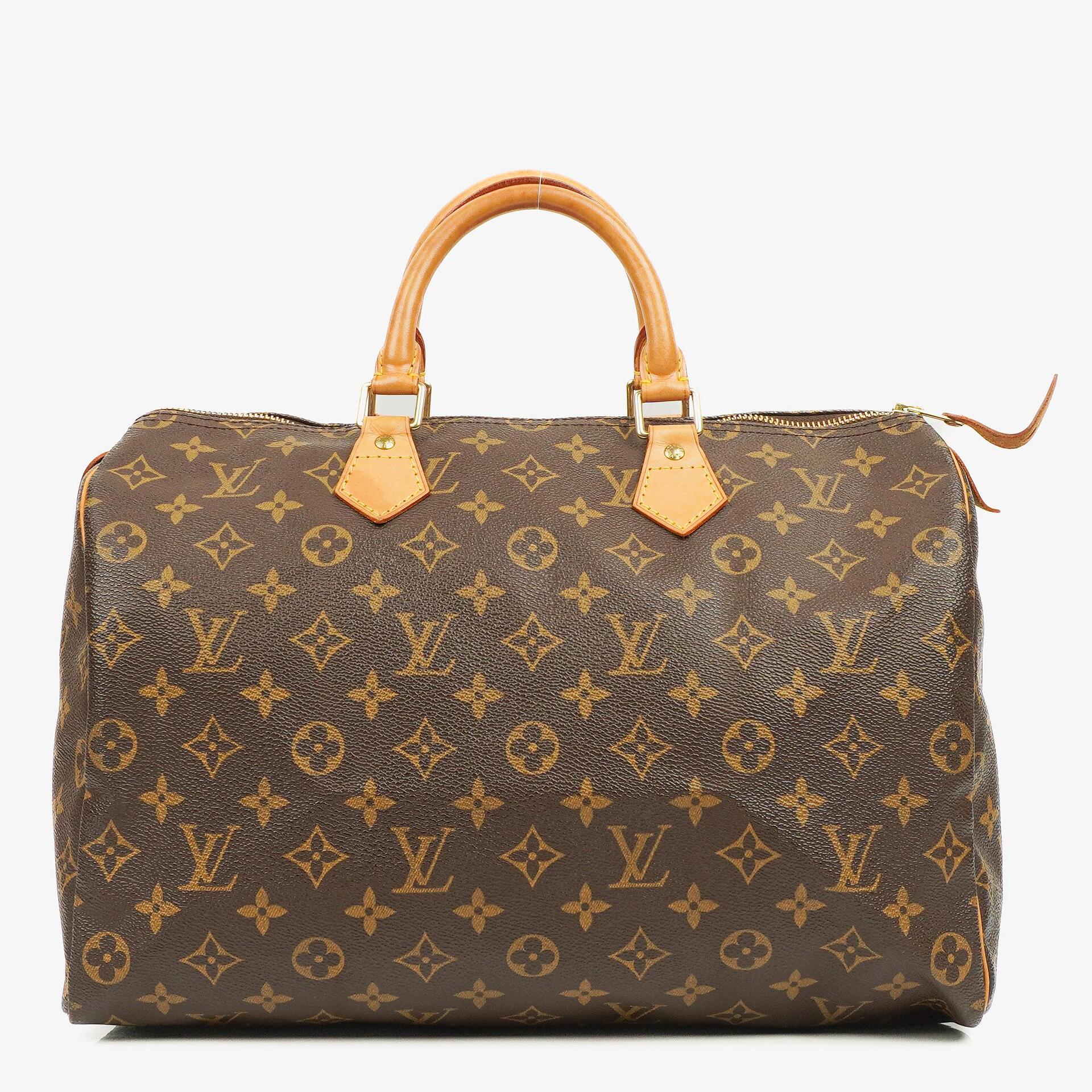 Louis Vuitton Speedy 35 Monogram Canvas Handbag