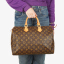 Louis Vuitton Speedy 35 Monogram Canvas Handbag