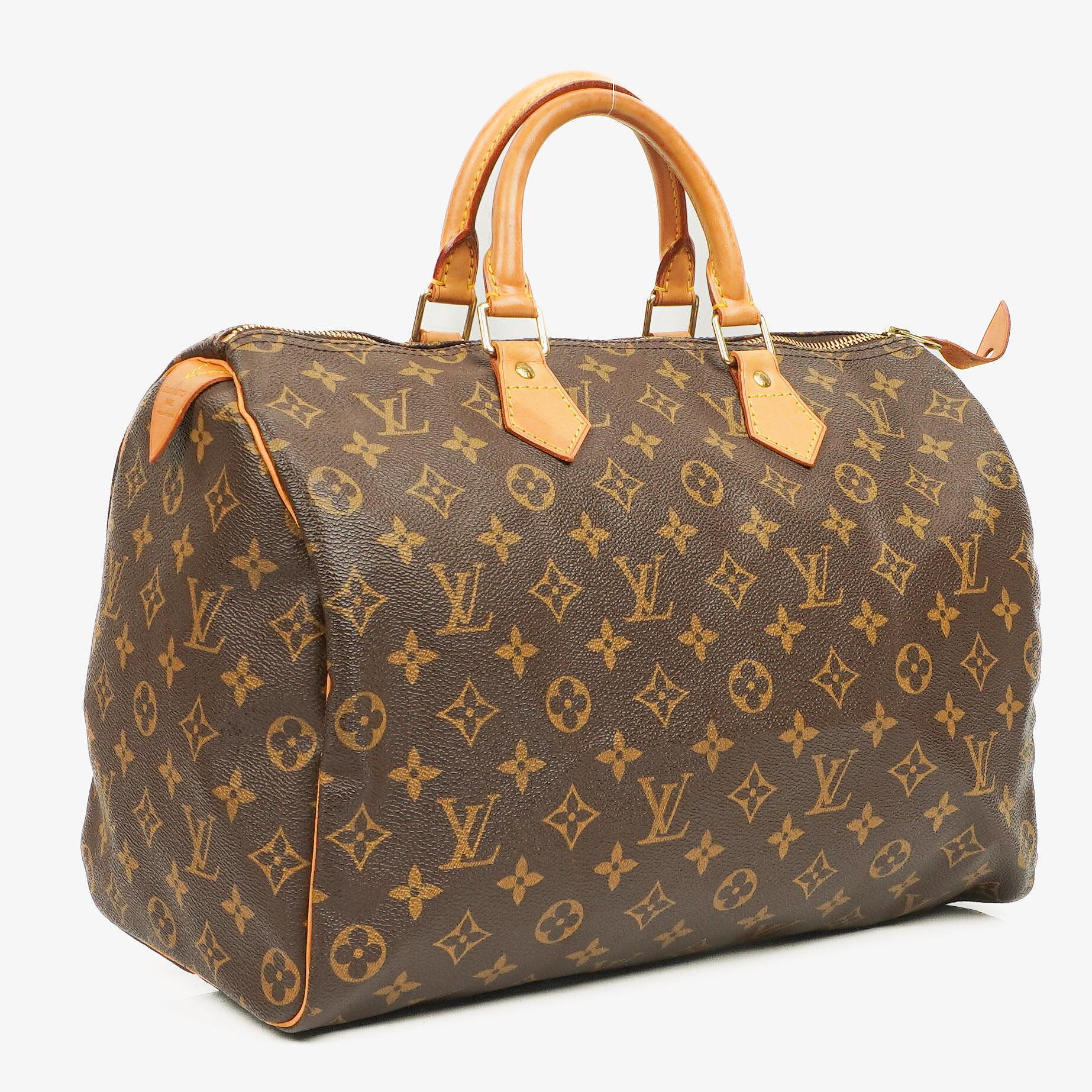 Louis Vuitton Speedy 35 Monogram Canvas Handbag