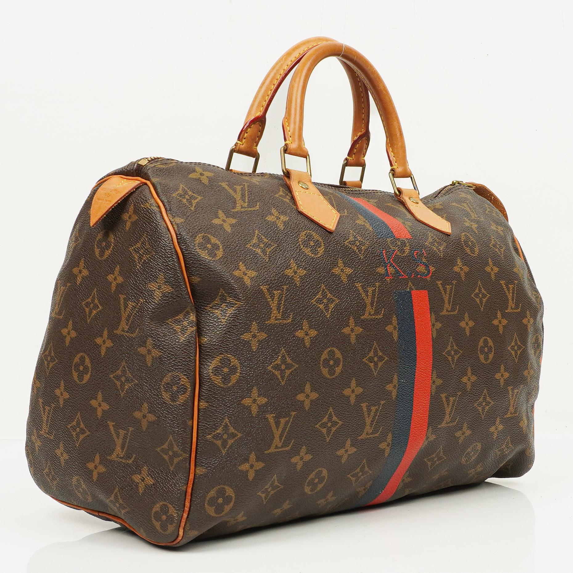 Louis Vuitton Speedy 35 Monogram Canvas Handbag