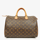 Louis Vuitton Speedy 35 Monogram Canvas Handbag