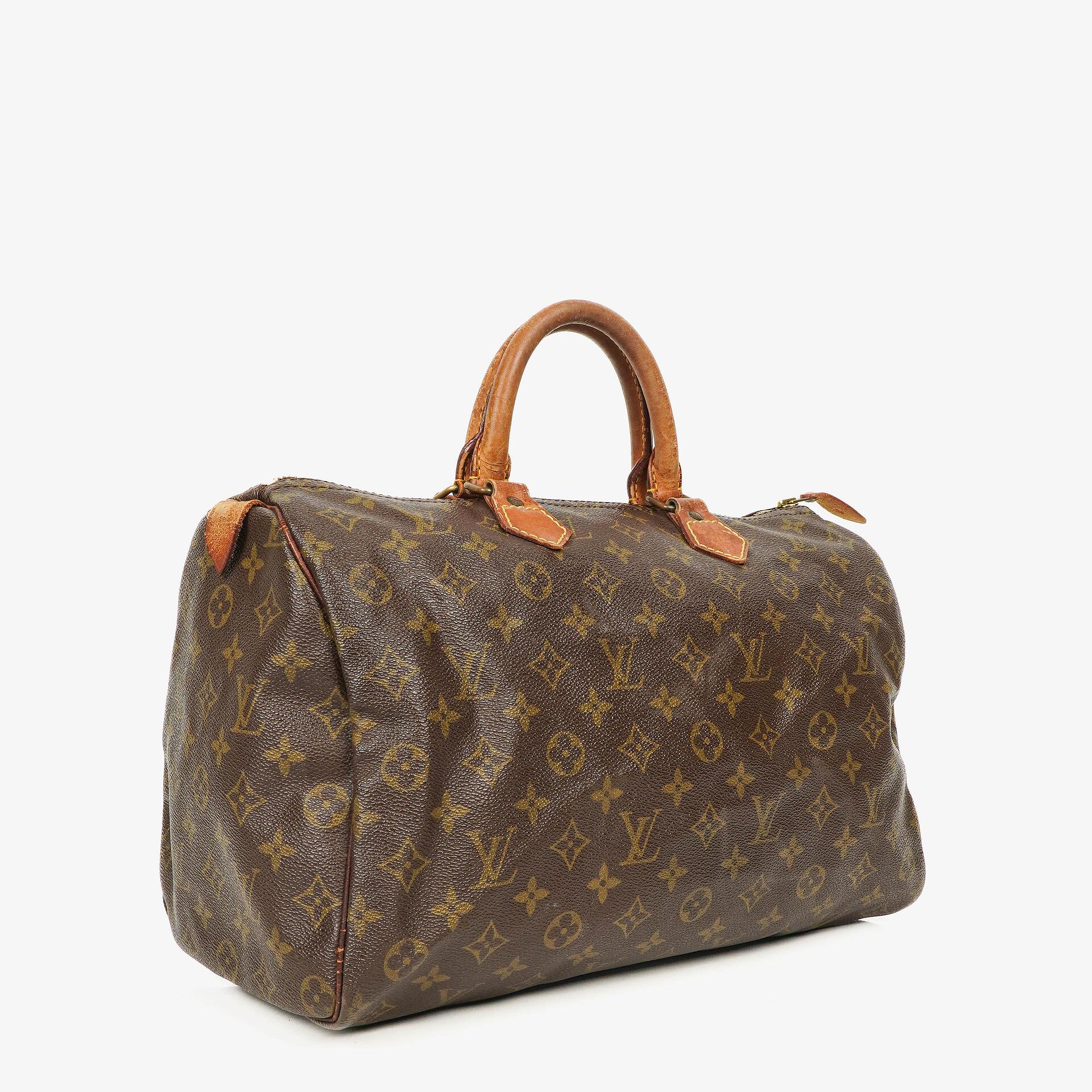 Louis Vuitton Speedy 35 Monogram Canvas Handbag