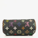 Louis Vuitton Takashi Murakami Nano Speedy Black Multicolour Monogram Coated Canvas Mini Bag