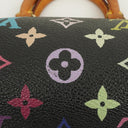 Louis Vuitton Takashi Murakami Nano Speedy Black Multicolour Monogram Coated Canvas Mini Bag