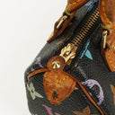 Louis Vuitton Takashi Murakami Nano Speedy Black Multicolour Monogram Coated Canvas Mini Bag