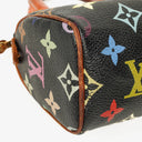 Louis Vuitton Takashi Murakami Nano Speedy Black Multicolour Monogram Coated Canvas Mini Bag