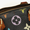 Louis Vuitton Takashi Murakami Nano Speedy Black Multicolour Monogram Coated Canvas Mini Bag