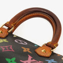 Louis Vuitton Takashi Murakami Nano Speedy Black Multicolour Monogram Coated Canvas Mini Bag