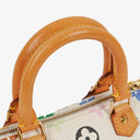 Louis Vuitton Takashi Murakami Nano Speedy White Multicolour Monogram Coated Canvas Mini Bag
