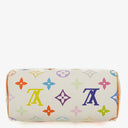 Louis Vuitton Takashi Murakami Nano Speedy White Multicolour Monogram Coated Canvas Mini Bag