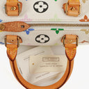 Louis Vuitton Takashi Murakami Nano Speedy White Multicolour Monogram Coated Canvas Mini Bag