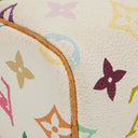 Louis Vuitton Takashi Murakami Nano Speedy White Multicolour Monogram Coated Canvas Mini Bag