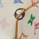 Louis Vuitton Takashi Murakami Nano Speedy White Multicolour Monogram Coated Canvas Mini Bag