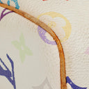 Louis Vuitton Takashi Murakami Nano Speedy White Multicolour Monogram Coated Canvas Mini Bag
