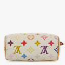 Louis Vuitton Takashi Murakami Nano Speedy White Multicolour Monogram Coated Canvas Mini Bag