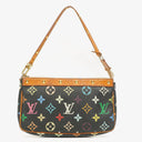 Louis Vuitton Takashi Murakami Pochette Accessoire Multicolor Clutch Handbag