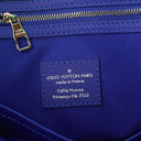 Louis Vuitton Taurillon Illusion Keepall Tote Monogram Bleu Vert