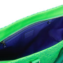 Louis Vuitton Taurillon Illusion Keepall Tote Monogram Bleu Vert