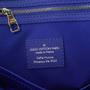 Louis Vuitton Taurillon Illusion Keepall Tote Monogram Bleu Vert