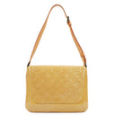 Louis Vuitton Thompson Street Shoulder Bag In Yellow Monogram Vernis Leather