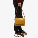 Louis Vuitton Thompson Yellow Monogram Vernis Leather Shoulder Bag