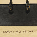 Louis Vuitton Triangle Black EPI Leather Handbag