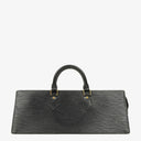 Louis Vuitton Triangle Black EPI Leather Handbag