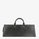 Louis Vuitton Triangle Black EPI Leather Handbag