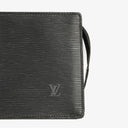 Louis Vuitton Triangle Black EPI Leather Handbag