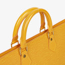 Louis Vuitton Triangle Yellow EPI Leather Handbag