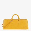 Louis Vuitton Triangle Yellow EPI Leather Handbag