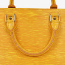 Louis Vuitton Triangle Yellow EPI Leather Handbag