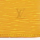 Louis Vuitton Triangle Yellow EPI Leather Handbag