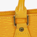Louis Vuitton Triangle Yellow EPI Leather Handbag