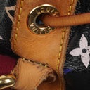 Louis Vuitton x Takashi Murakami Black Multicolore Monogram Coated Canvas Petit Noe Shoulder Bag