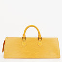 Louis Vuitton Yellow EPI Leather Sac Triangle Bag