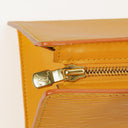 Louis Vuitton Yellow EPI Leather Sac Triangle Bag